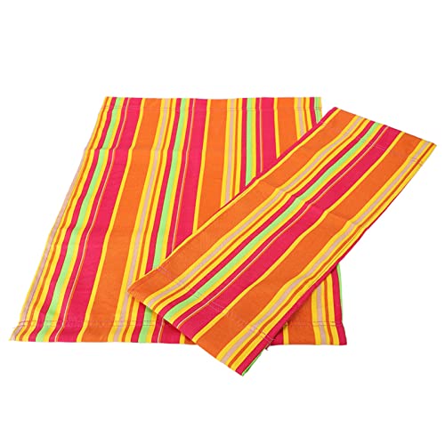 Depisuta Bequemer Stuhl Canvas Ersatz für Haushaltsvorräte, Langlebige Stoffabdeckung für den Regisseur Stuhl mit Holzstockzubehör (Colorful) von Depisuta