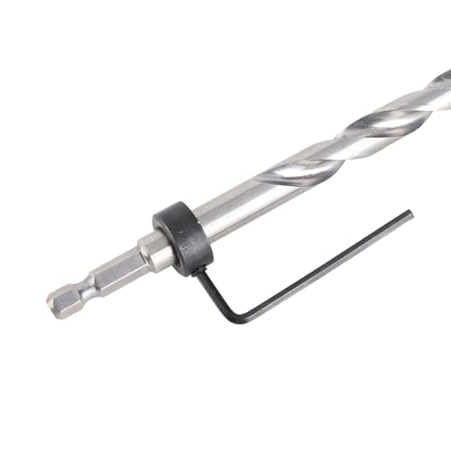 Depisuta Dowelling Spur Bohrer mit Einstellbarer Tiefe für Arbeiten 1/4 Zoll Holz bei Hoher Stahlgeschwindigkeit bei Hoher Geschwindigkeit von Depisuta