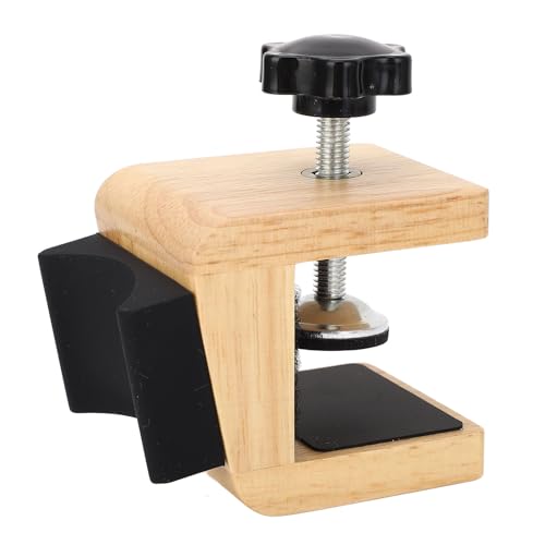 Depisuta Gitarren-Dock-Klemme aus Metall, Tragbare Gitarren-Tischklemme, Rutschfester Gitarrenständerhalter mit Verstellbarer Schraube, Universelle C-förmige Tischmontageklemme von Depisuta