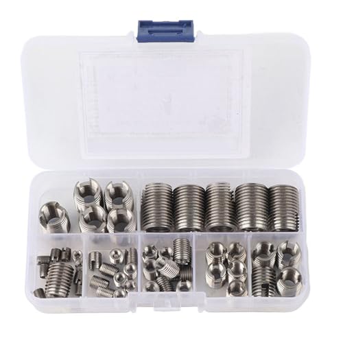 Depisuta Kit mit Autarker Fadeninsertion mit Edelstahlkonstruktion, Verbesserung der Schraubverbindung, für Projekte Zur Verbesserung von Eigenheimen, 50 PCs Depisuta Kit mit Autarker Fadeninsertion mit Edelstahlkonstruktion, Verbesserung der Schraubverbindung, für Projekte Zur Verbesserung von Eigenheimen, 50 PCs von Depisuta