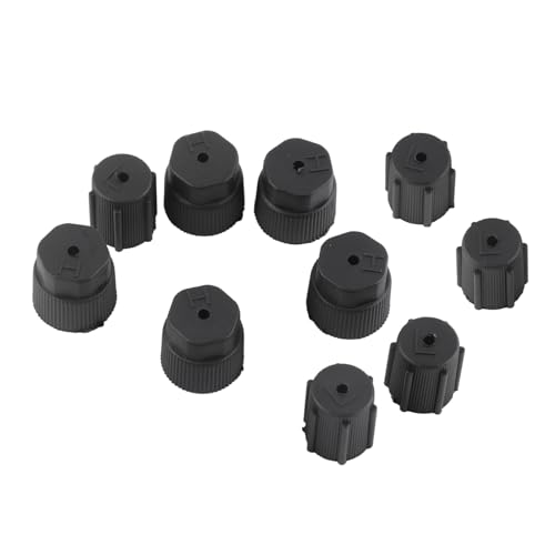 Depisuta Klimaanlage Ladeanschlussabdeckungen, Langlebige ABS -AC -Systemkappen für die Wartung von Autos, 10 Prozent für den Autodienst von Depisuta