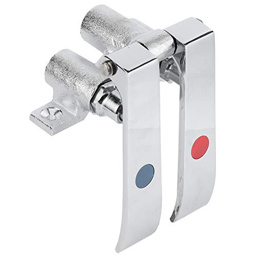 Depisuta Knieventil-Messing Wasserhahn Ventil G1/2 Faden Selbstschließend Badezimmer Wasserhahnzubehör für Händekontrolle (#2) von Depisuta