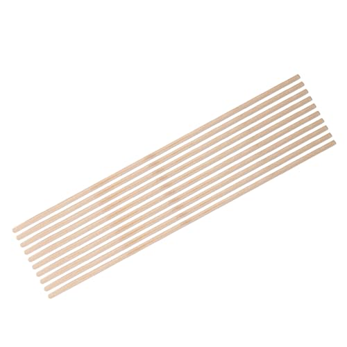 Depisuta Kunsthandwerk Stöcke in Holzkunst 5 Größen 30 Cm Lange Dübel Stangen Süße Bäume Holzwerkzeug 10pcs (4mm*30 cm) von Depisuta