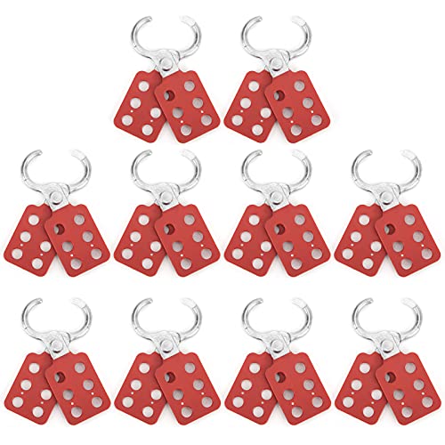 Depisuta Lockout HaSP-Tagout Sicherheit Vorhängeschloss Rotes Aluminium 6-Loch für Elektrische Kohlemine 10pcs Depisuta Lockout HaSP-Tagout Sicherheit Vorhängeschloss Rotes Aluminium 6-Loch für Elektrische Kohlemine 10pcs von Depisuta
