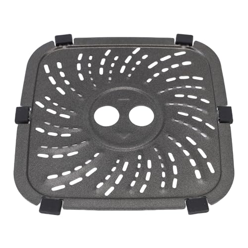 Depisuta Luftfritteusgrillpfanne für Powerxl Serie 6qt und 8qt Frittyers, Nicht -Stick -Edelstahlluft Freneuung Ersatzplatte, Luftbraten -Grillplattenschale Rack (Mittel 80-105 mm / 3.1-4.1in) von Depisuta