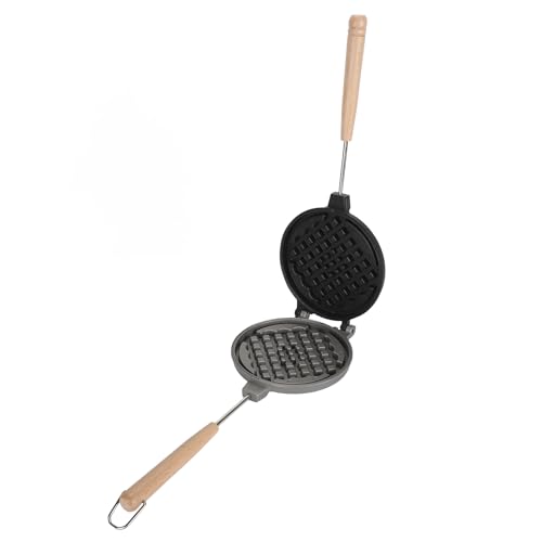 Depisuta Non -Stick -Waffelhersteller Pfanne, 5,5 -Zoll -Aluminium -Kopie Waffeleisen mit Abnehmbarem Griff, Tragbarer Camping -Frühstückshersteller für Waffles Sandwich Toaster Depisuta Non -Stick -Waffelhersteller Pfanne, 5,5 -Zoll -Aluminium -Kopie Waffeleisen mit Abnehmbarem Griff, Tragbarer Camping -Frühstückshersteller für Waffles Sandwich Toaster von Depisuta