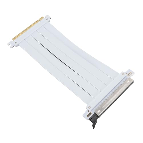Depisuta PCIE 5.0 X16 Riser-Kabel, 128 Gbit/s Hochgeschwindigkeits-Flexibles PCIE-Verlängerungskabel, GPU-Verlängerungs-Riser-Kabel-Extender-Adapter, Kompatibel mit 4.0 3.0 2.0 1.0 (50cm) von Depisuta