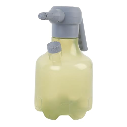 Depisuta Pflanze, Doppelmodus Zeitgesteuerte Bewässerung Wiederaufladbarer Batteriebetriebener Sprühflasche mit 3L -Wassertank für Topfpflanzen Garten Rasen Balkon Gewächshaus (Yellow) von Depisuta