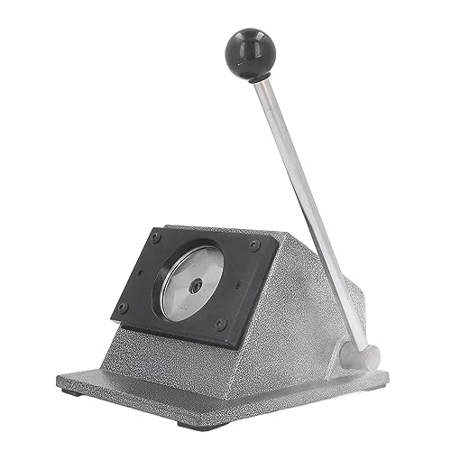 Depisuta Runder Badge Maker, Grafikstanzer, Abzeichenknopfhersteller für Papier, Leder, PVC-Karten, Abzeichen Maker Maschine, Badge Cutter, Kreisstanzer, Runder Papierschneider (58MM) von Depisuta