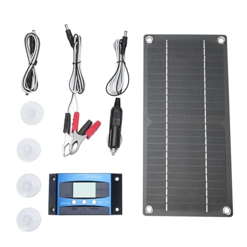 Depisuta Solarpanel -Kit mit 100A -Controller, 600W Hocheffizientes Monokristallines Silicon ABS Solar Panel Kit für Auto, Wohnmobil, Wohnwagen, Camping Im Freien, Wandern, Notfall von Depisuta