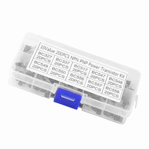 Depisuta Sortierter Transistor mit 200pcs 10 Werten bei 92 BC327 - BC558 für den Grundlegenden Elektronischen Anforderungen von Depisuta