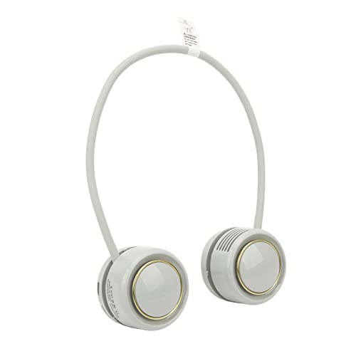 Depisuta Stille 3 -Level -Blattlosen Nackenventilator Faltbar 1600mah Hanging Neck Lüfter für die Arbeit, Schule Pink (eisgrün) von Depisuta