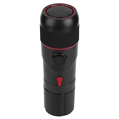 Depisuta Tragbare Kaffeemaschine, Dual Use Self Heating KAPEL KAPEEMASCHINE USB WEDERABLABLADBARE ELEKTRISCHEN KASTEEMASCHINE MIT ZIGARETTENANZUNZERTER für Home Office -Camping Im Freien Im Freien von Depisuta