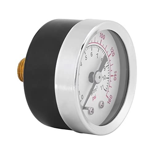 Depisuta Wasserdruck - 0-160 Psi 1/8npt, Klare Zahlenmarkierungen, Mini -Größe für Hydrauliksysteme Depisuta Wasserdruck - 0-160 Psi 1/8npt, Klare Zahlenmarkierungen, Mini -Größe für Hydrauliksysteme von Depisuta