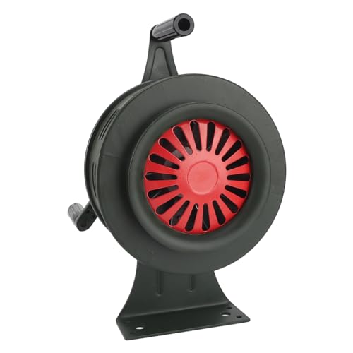 Handkurbel-Sirene, 125dB einstellbare Lautstärke Basismontage Handsirene für Luftangriffe Wasserdichtes, tragbares, handbetriebenes Alarmsystem für Notfälle, Feuer, Angriffe (OD von Depisuta