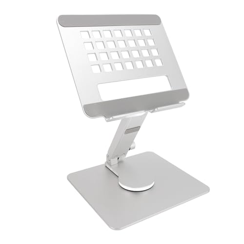 Tablet-Ständer, um 60 Grad Drehbar und Höhenverstellbarer Tablet-Halter, Desktop-Ständer aus Aluminiumlegierung, Dock-Halter, Tragbarer Laptop-Ständer für 14-Zoll-Tablet-Telefone Tablet-Ständer, um 60 Grad Drehbar und Höhenverstellbarer Tablet-Halter, Desktop-Ständer aus Aluminiumlegierung, Dock-Halter, Tragbarer Laptop-Ständer für 14-Zoll-Tablet-Telefone von Depisuta