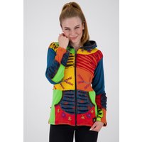 DEPROC Active Fleecejacke "Patchwork Multicolor NUNAVUT II NEW FLOWER POWER" von Deproc Active