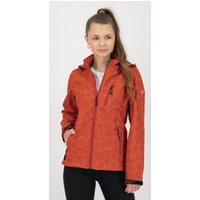 DEPROC Active Softshelljacke "SHELBY PEAK DC", leichte Softshelljacke mit All-Over-Print und abnehmbarer Kapuze von Deproc Active