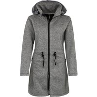 DEPROC Active Softshellparka "KEDGWICK WOMEN LONG", Softshellmantel in urbaner Strickfleeceoptik von Deproc Active