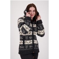DEPROC Active Strickfleecejacke "ANNAPURNA", mit Kapuze und weichem Fleece gefüttert von Deproc Active