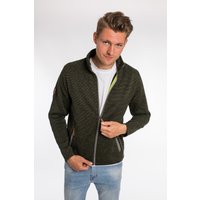 DEPROC Active Strickfleecejacke "LACEWOOD MEN" Kontrastreissverschluss von Deproc Active