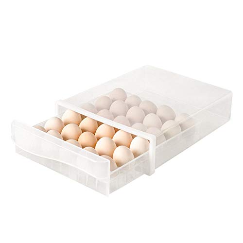 eierbox 30 eier transportbox - Eier Aufbewahrungsbox Kühlschrank Eierhalter Aus PP Kunststoff, Tragbar Eierbehälter Für Kühlschrank, Eier Fall Ei Aufbewahrungsbox Container Eierbecher von Dequate