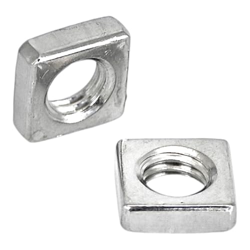 Vierkantmuttern | Gleitmuttern | Einlegemuttern | Quadratmuttern niedrige Form Edelstahl A2/V2A DIN 562 rostfrei M3 | M4 | M6 | M8 von Der Anschraubladen