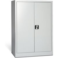 HEMMDAL Werkstatt-Beistellschrank mit 2 Fachböden, HxBxT 1.200 x 925 x 420 mm, lichtgrau von HEMMDAL