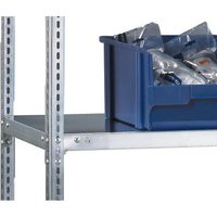 Fachboden für META Fachbodenregal Schraubsystem, FL 80 kg, lichtgrau, BxT 1.000 x 300 mm von META