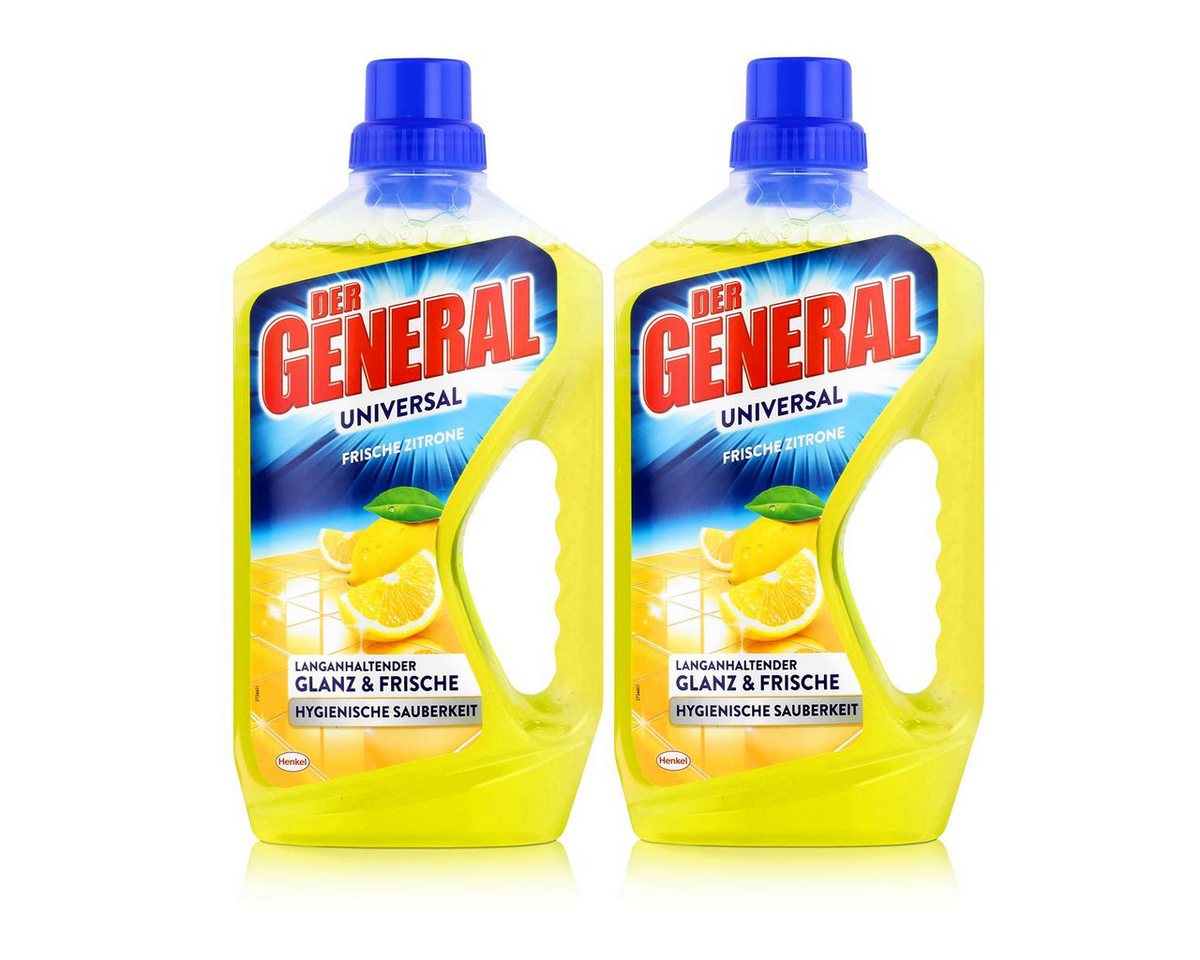 Der General Der General Universal Frische Zitrone 750ml Allzweckreiniger (2er Pack Allzweckreiniger Der General Der General Universal Frische Zitrone 750ml Allzweckreiniger (2er Pack Allzweckreiniger von Der General