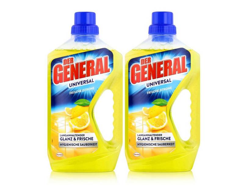 Der General Der General Universal Frische Zitrone 750ml Allzweckreiniger (2er Pack Allzweckreiniger von Der General