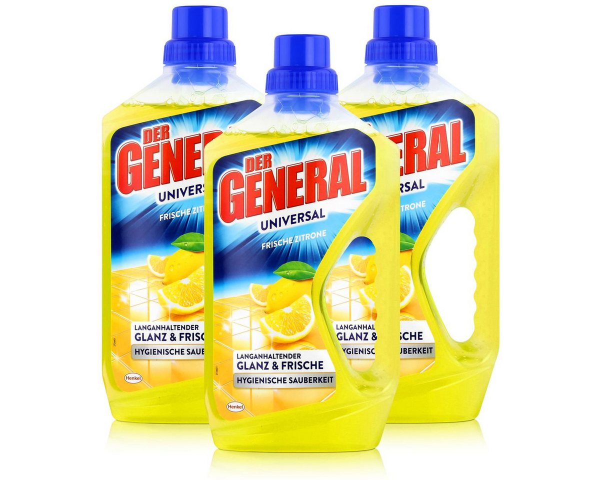 Der General Der General Universal Frische Zitrone 750ml Allzweckreiniger (3er Pack Allzweckreiniger Der General Der General Universal Frische Zitrone 750ml Allzweckreiniger (3er Pack Allzweckreiniger von Der General