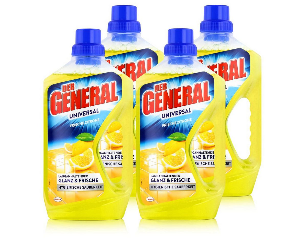 Der General Der General Universal Frische Zitrone 750ml Allzweckreiniger (4er Pack Allzweckreiniger Der General Der General Universal Frische Zitrone 750ml Allzweckreiniger (4er Pack Allzweckreiniger von Der General