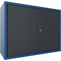 PAVOY Hängeschrank, HxBxT 600 x 800 x 300 mm, anthrazitgrau, enzianblau von Pavoy