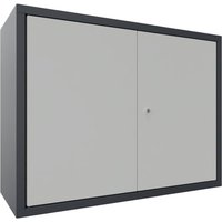 PAVOY Hängeschrank, HxBxT 600 x 800 x 300 mm, lichtgrau, anthrazitgrau von Pavoy