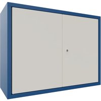 PAVOY Hängeschrank, HxBxT 600 x 800 x 300 mm, reinweiß, enzianblau von Pavoy