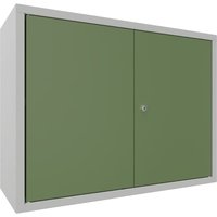 PAVOY Hängeschrank, HxBxT 600 x 800 x 300 mm, resedagrün, lichtgrau von Pavoy