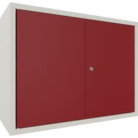 PAVOY Hängeschrank, HxBxT 600 x 800 x 300 mm, rubinrot, reinweiß PAVOY Hängeschrank, HxBxT 600 x 800 x 300 mm, rubinrot, reinweiß von Pavoy