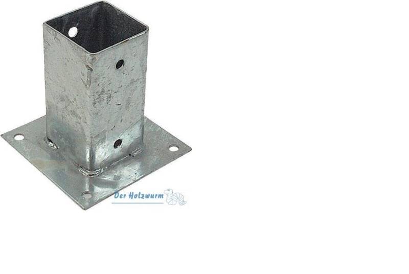 Der Holzwurm Aufschraubhülse Aufschraubbodenhülse feuerverzinkt 2 Größen - 150 x 150 mm von Der Holzwurm