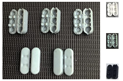 5 Stück EFIXS Kettenverbinder aus PVC - Farbe: grau - für Kugeldurchmesser bis 4,5 mm - nicht selbstauslösend - für Rolloketten, Perlenketten, Lamellenvorhangketten, Kugelketten oder Jalousienketten 5 Stück EFIXS Kettenverbinder aus PVC - Farbe: grau - für Kugeldurchmesser bis 4,5 mm - nicht selbstauslösend - für Rolloketten, Perlenketten, Lamellenvorhangketten, Kugelketten oder Jalousienketten von Der Jalousienladen