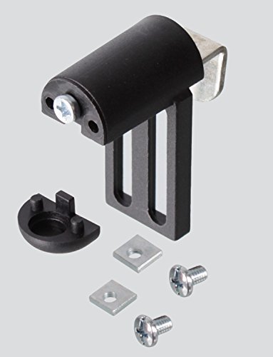 KLEMMFLEX Universal Klemmträger MF zur Montage an Rollos, Jalousien und Duorollo Doppelrollo ~ Farbe: schwarz ~ OHNE BOHREN ~ 1 Paar = 2 Stück von Der Jalousienladen