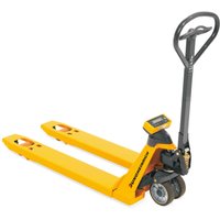 Jungheinrich™ Hubwagen mit Waage AMW 22 mit Basisanzeige, Tragfähigkeit 2.200 kg, Vollgummi/Polyurethan, Tandemrollen von Jungheinrich
