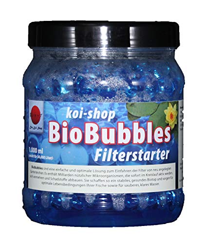 Teichfilterstarter und Teichstarter Bakterienkugeln BioBubbles für bis zu 30.000 l Teichinhalt von Der-Koi-Shop