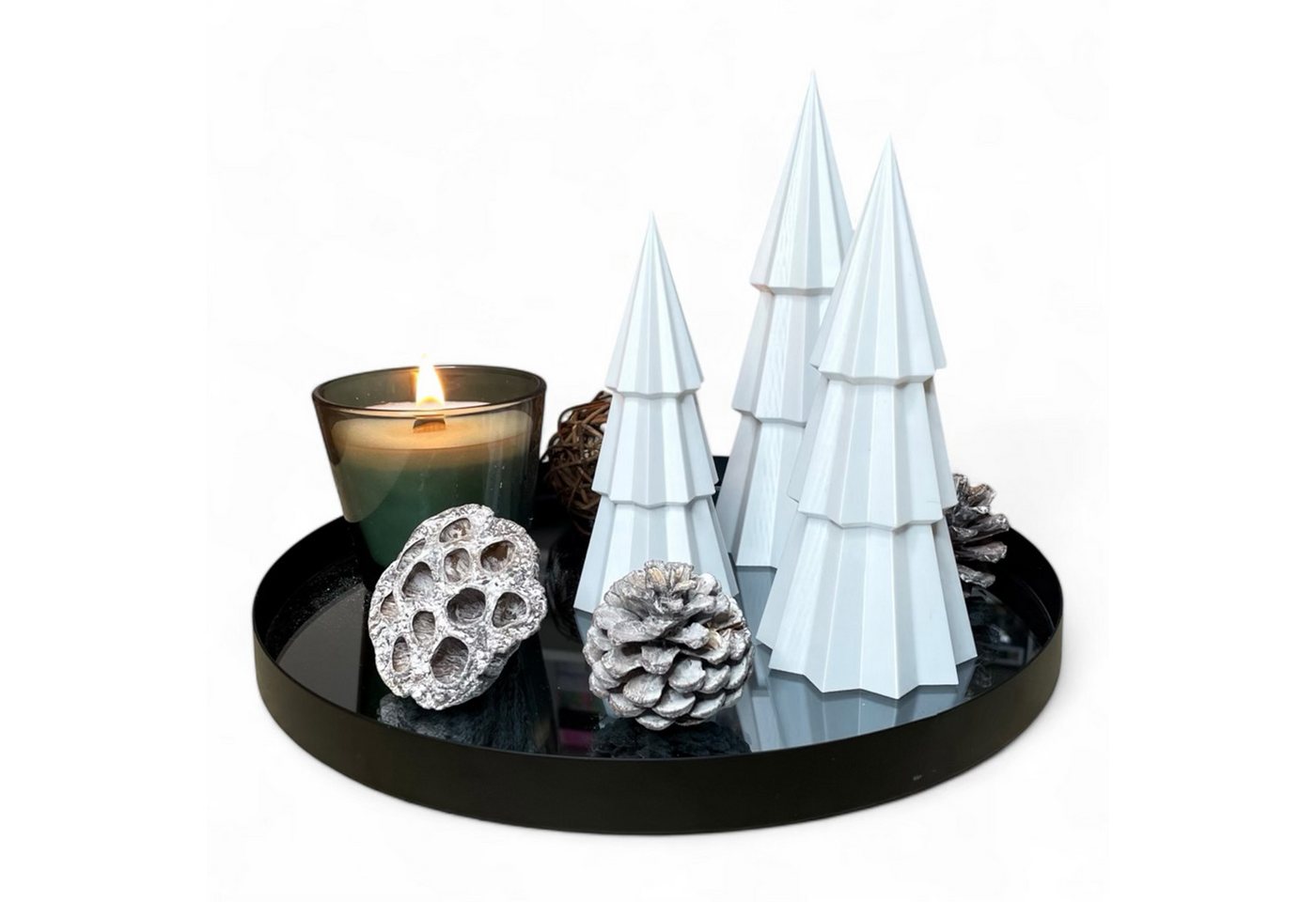 Der Krämer Dekobaum Tannenbäume Weihnachtsbäume 3er-Set von Der Krämer