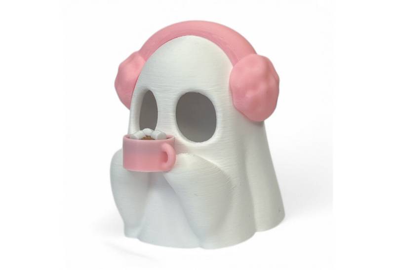 Der Krämer Dekofigur Geist mit Kakao und Ohrenwärmer, Kakaogeist Der Krämer Dekofigur Geist mit Kakao und Ohrenwärmer, Kakaogeist von Der Krämer