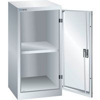 LISTA Beistellschrank, (BxTxH) 500x500x1000mm, 1 Verstellboden, lichtgrau, RFID Lock von Lista