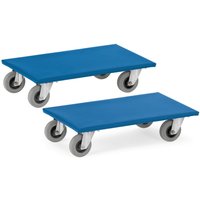 fetra® Möbelroller, Tragkraft 250 kg, Vollgummi-Räder, 2 Stk./VE von fetra®