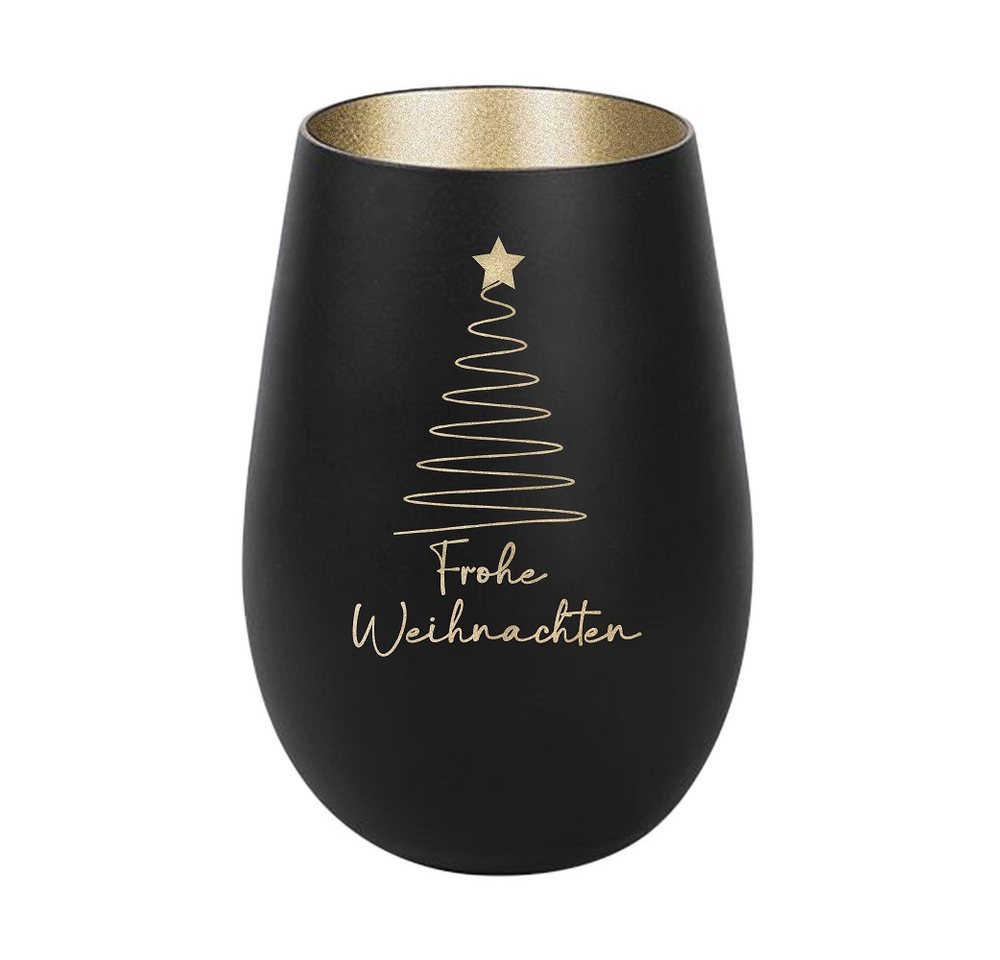 Der Porzellan-Laden Windlicht Windlicht Frohe Weihnachten Baum schlicht von Der Porzellan-Laden