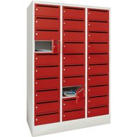 PAVOY Postverteilschrank, 3x 10 Fächer, HxBxT 1.850 x 1.200 x 500 mm, anthrazitgrau, anthrazitgrau PAVOY Postverteilschrank, 3x 10 Fächer, HxBxT 1.850 x 1.200 x 500 mm, anthrazitgrau, anthrazitgrau von Pavoy