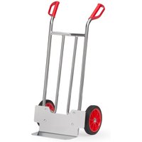 fetra® Alu-Stapelkarre, Tragkraft 150 kg, Schaufel BxT 400 x 150 mm, Vollgummi-Bereifung von fetra®